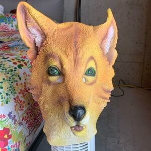 Latex Wolf Head mask